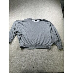 Express Sweater Womens XL Drop Shoulder Crewneck Pullover Lightweight Casual Kni